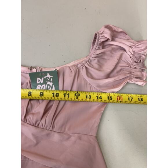 Fairy Romantic Coquette Ballet Milkmaid Mini Romper S Princess Cottage Party Y2K - Picture 13 of 15